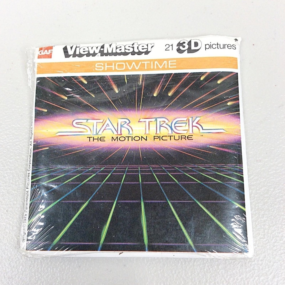 Vintage 1979 GAF View Master 3 Reel Set Star Trek The Motion Picture K57